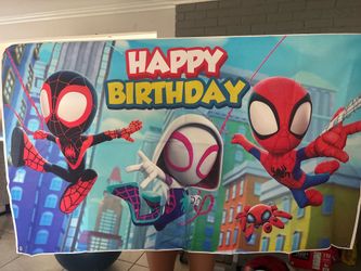 Spidey and amazing friends birthday decor