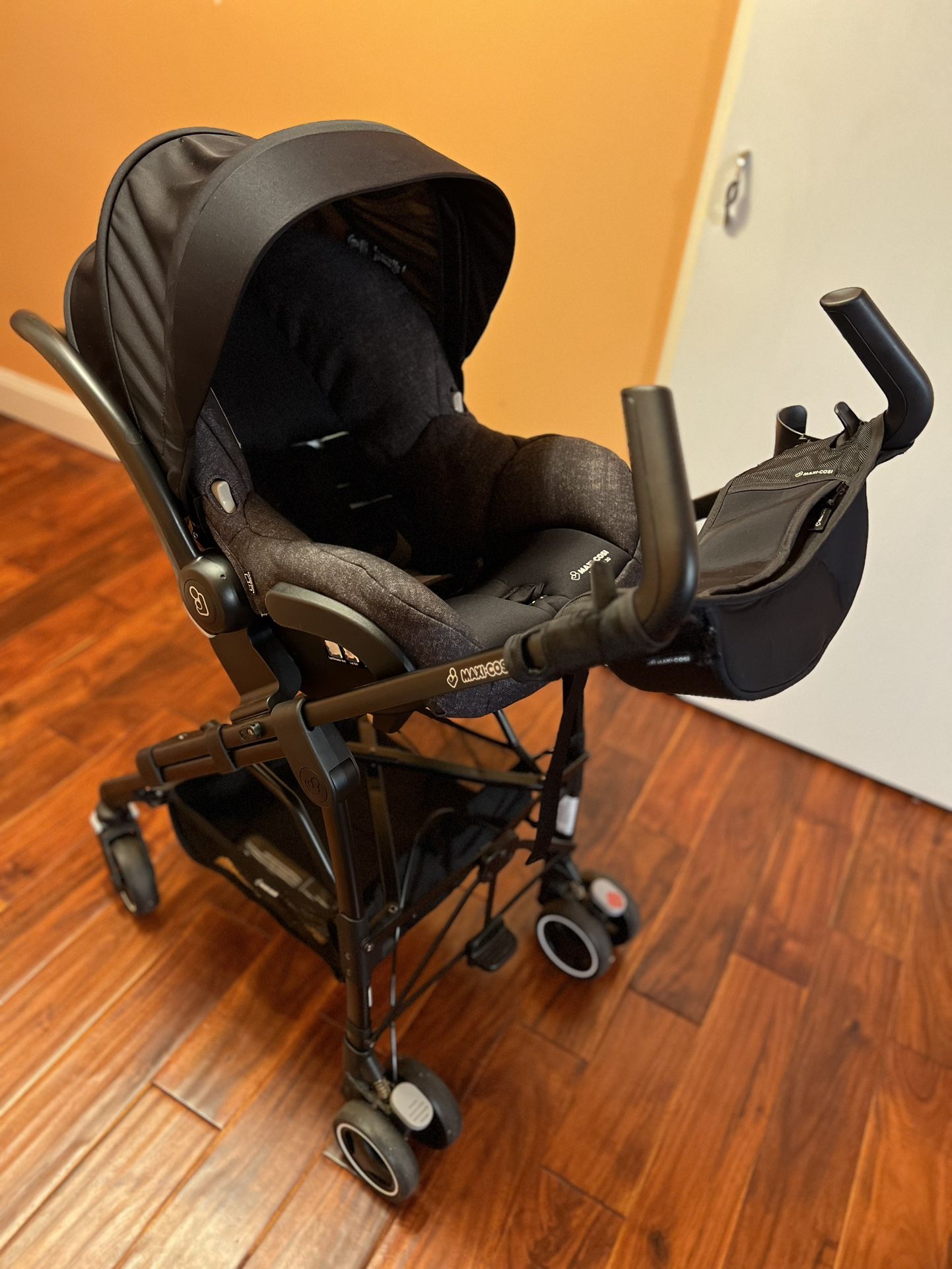 Maxi Cosi Travel System: Infant Car Seat with Stroller