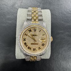 Rolex Datejust 36mm Full Diamond Bussdown