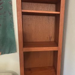 Cherry Oak real Wood Bookshelf 