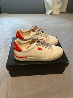 Coach Lowline Signature Coated Canvas Size 9.5 Chalk Mango