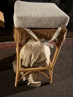 Stools, bamboo kitchen living room stool, chairs brand new (3 available)