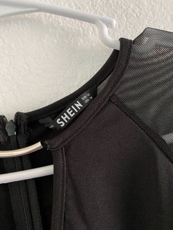 Shein Black Mid Lengh Dress Medium