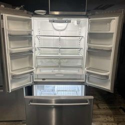 Stainless Steel Kitchen Aid Refrigerator 