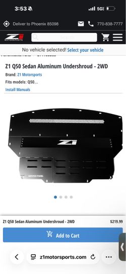 Q50 undershroud