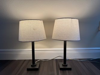 Pair of Modern Table Lamps
