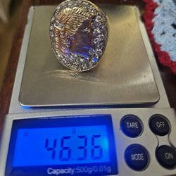 14k Gold Ring And Diamonds 