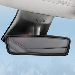 Tesla Model 3 (2016-2023) Model Y (2019-2024) Black Silicone Rearview Mirror Frame Protector
