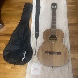 Fender Acoustic Guitar With Case