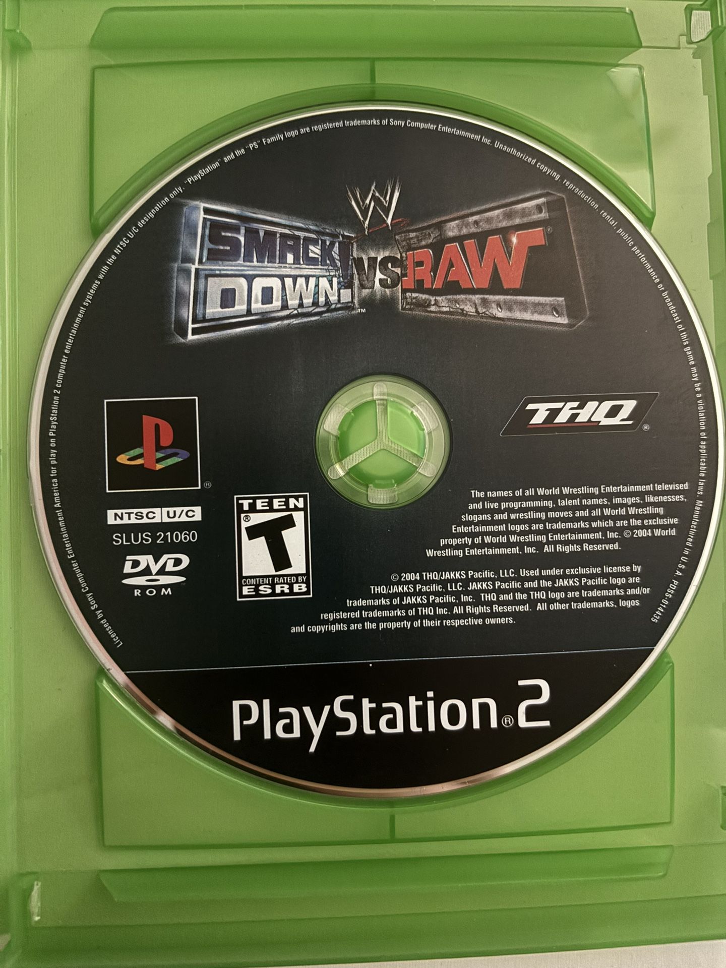 WWE Smackdown VS Raw PS2