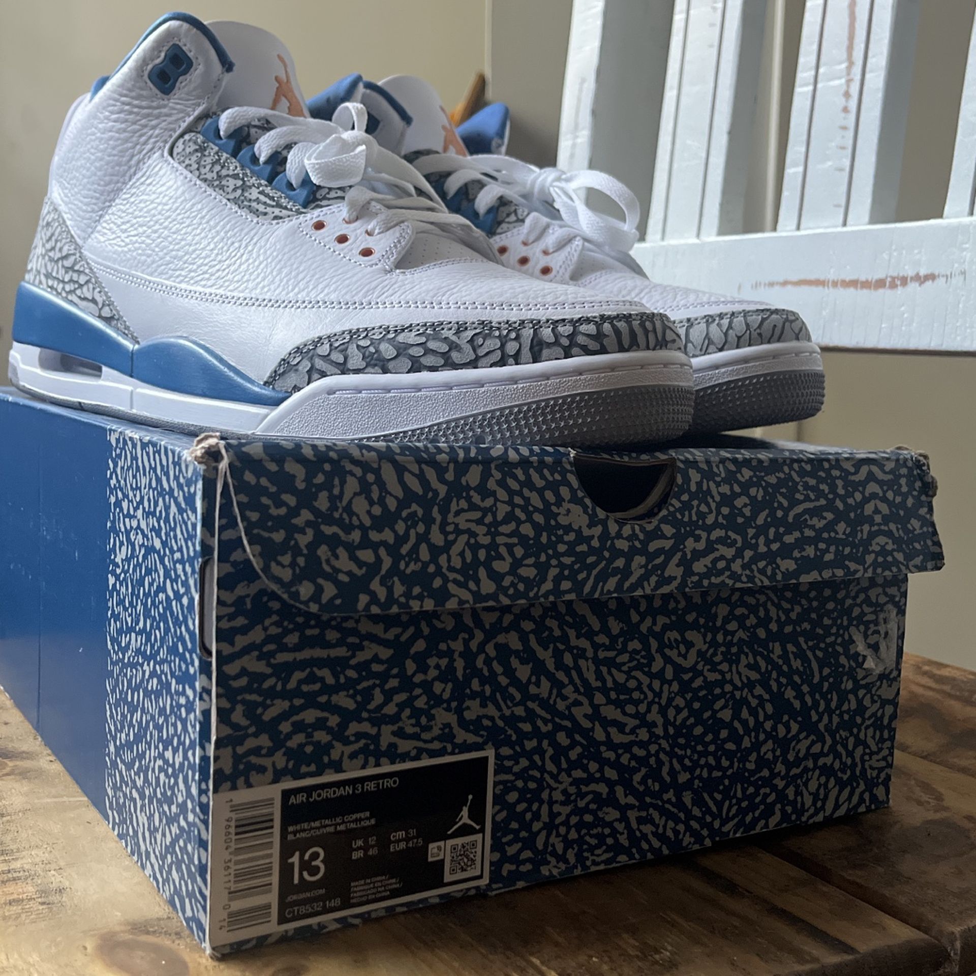 Air Jordan 3 Retro OG 'True Blue' 2016