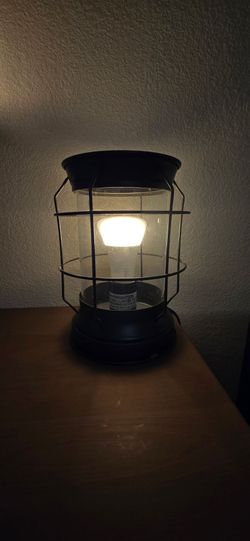 Industrial Cage Table Lamp Lantern