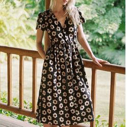 Christy Dawn Dawn Dress In Daisy Noir Small