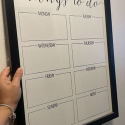 Day By Day Agenda Frame