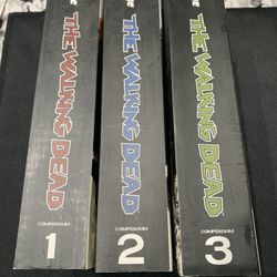 (Used) 3 Books “The Walking Dead Compendium Volume #1-3 Missing #4