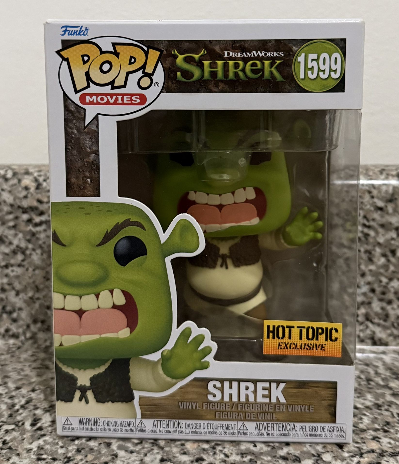 Hot Topic Exclusive Shrek Funko Pop $20
