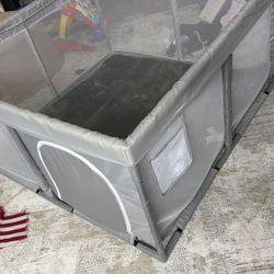 Kid Playpen With Cushioned Mat 