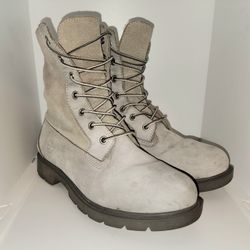 Timberland women's size 6.5 Gray Linden Woods waterproof fold down teddy fleece boots