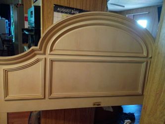Calif king headboard w frame and retractable bed