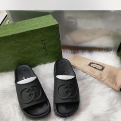 Gucci Platform Slides 