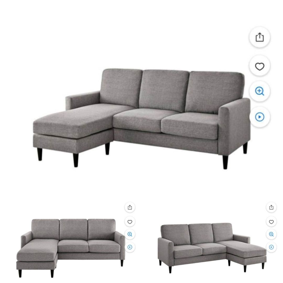 grey sofa