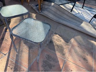 Table and Chairs outside