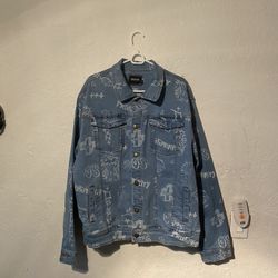 Pink Dolphin Denim Jean Jacket 