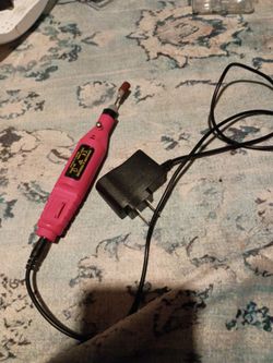 Portable electric nail drill