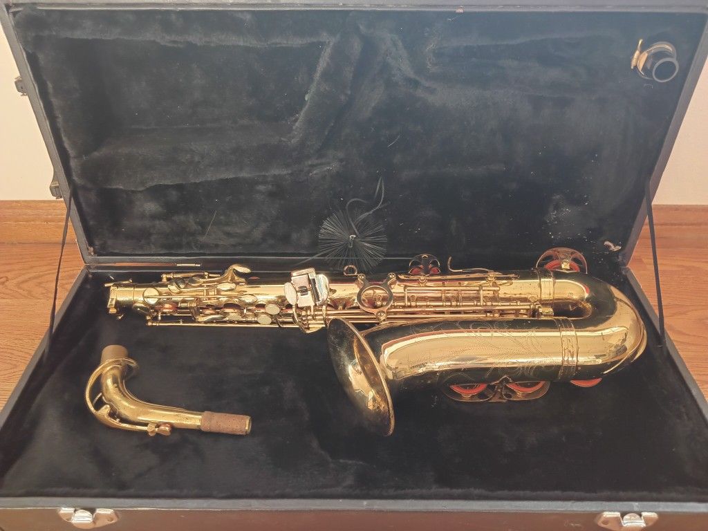 Saxophone With Case