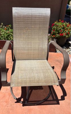 Summer Fun! Well used Hampton Bay patio chairs