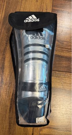 NEW Adult XL Adidas Predator Shelterflex Soccer Shin Guards Vintage Metallic