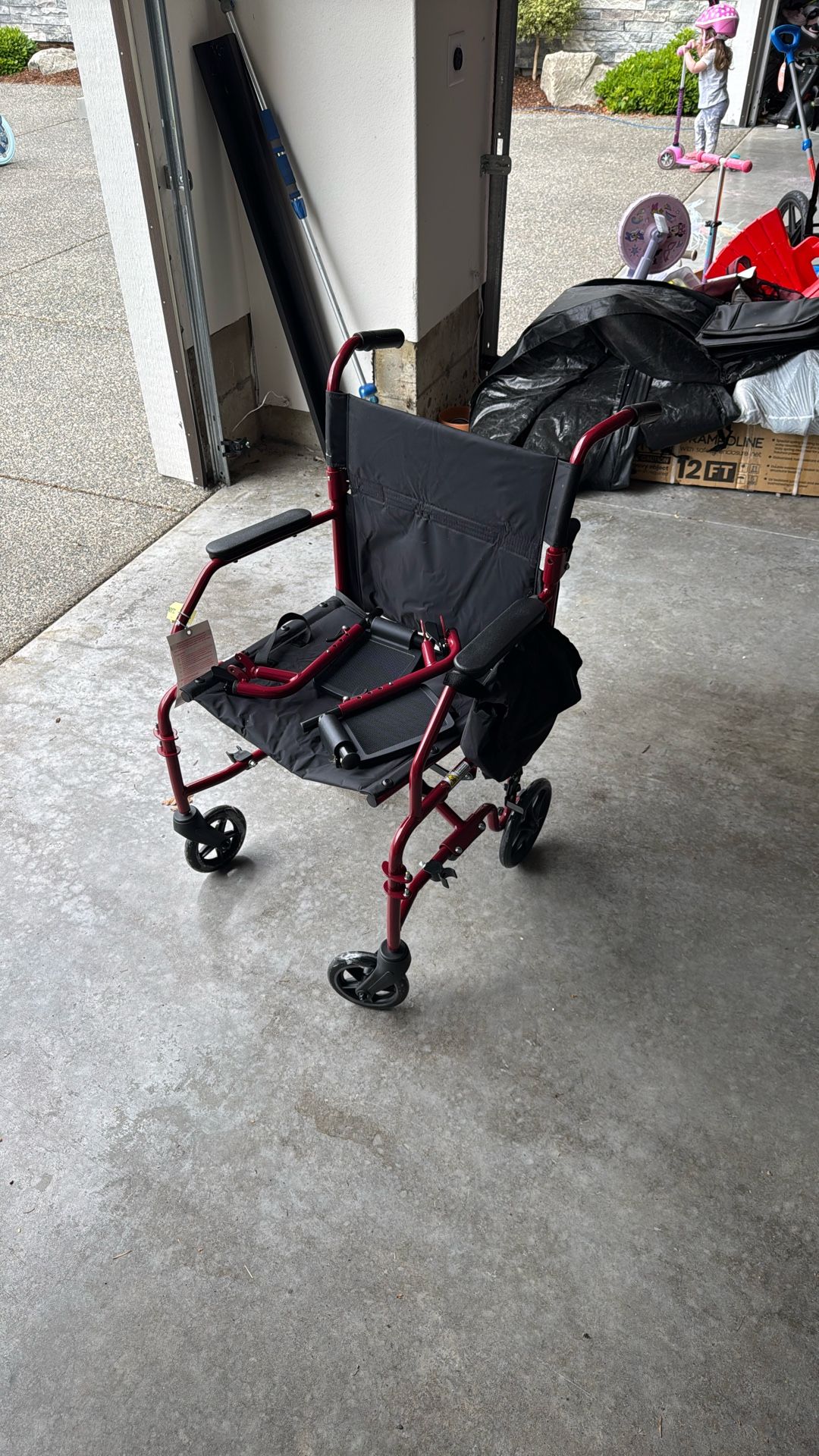 Walgreens brand Transport Wheel Chair