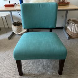 Turquoise Blue Desk chair or side chair