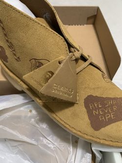 Bape x Clarks Desert Boot: Size 7