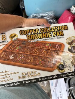 Copper Collection Brownie Pan
