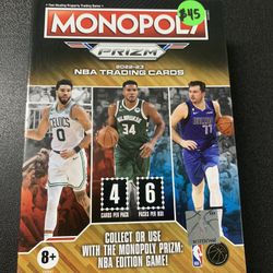 2022 Prizm Monopoly Basketball Booster Box 