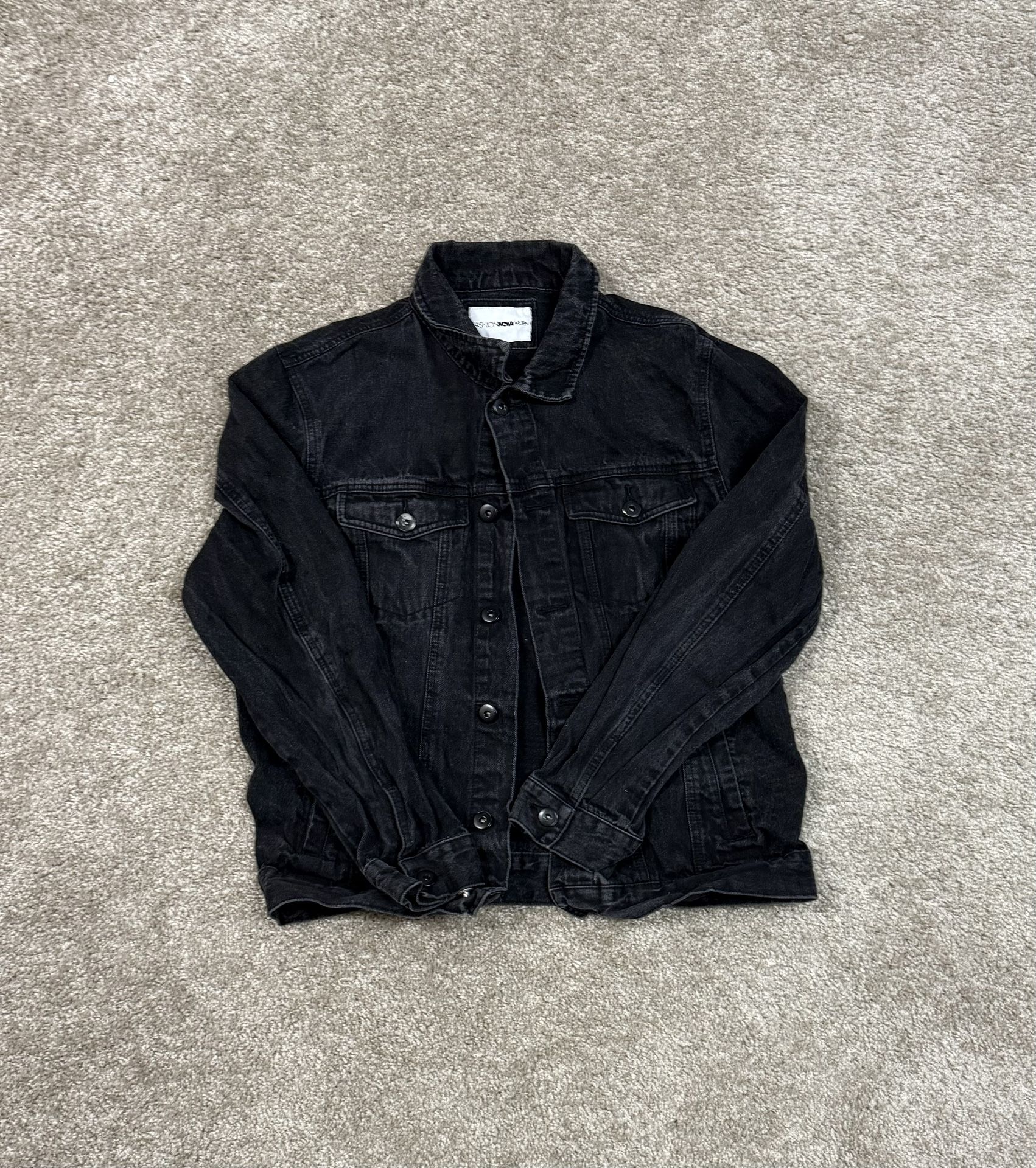 Black Denim Jean Jacket