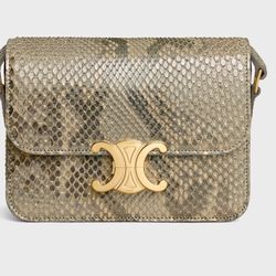 TEEN TRIOMPHE BAG IN PEARLY PYTHON