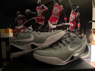 Nike Kobe 9 EM Protro Low “Wolf Grey” Basketball Sneakers Kobe Bryant