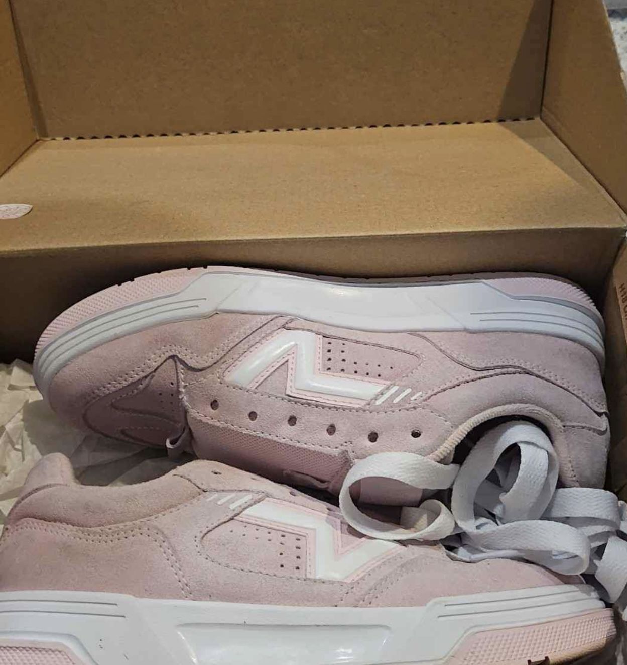 Women’s Barely Pink Vans. Read Description1st