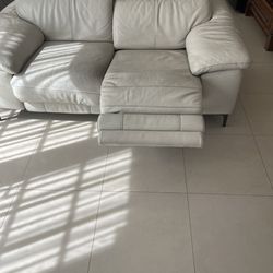 El Dorado Leather Reclinable Love Seat