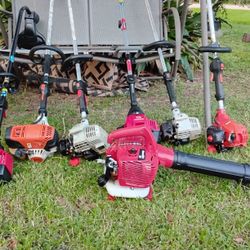 Numerous  Great Running  Weed Eaters And Blowers.