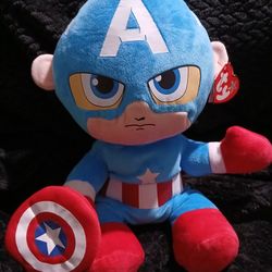 Ty Beanie Buddies Collection Marvel Captain America