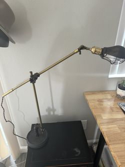 Organic Modernism Unique Heavy Iron Lamp