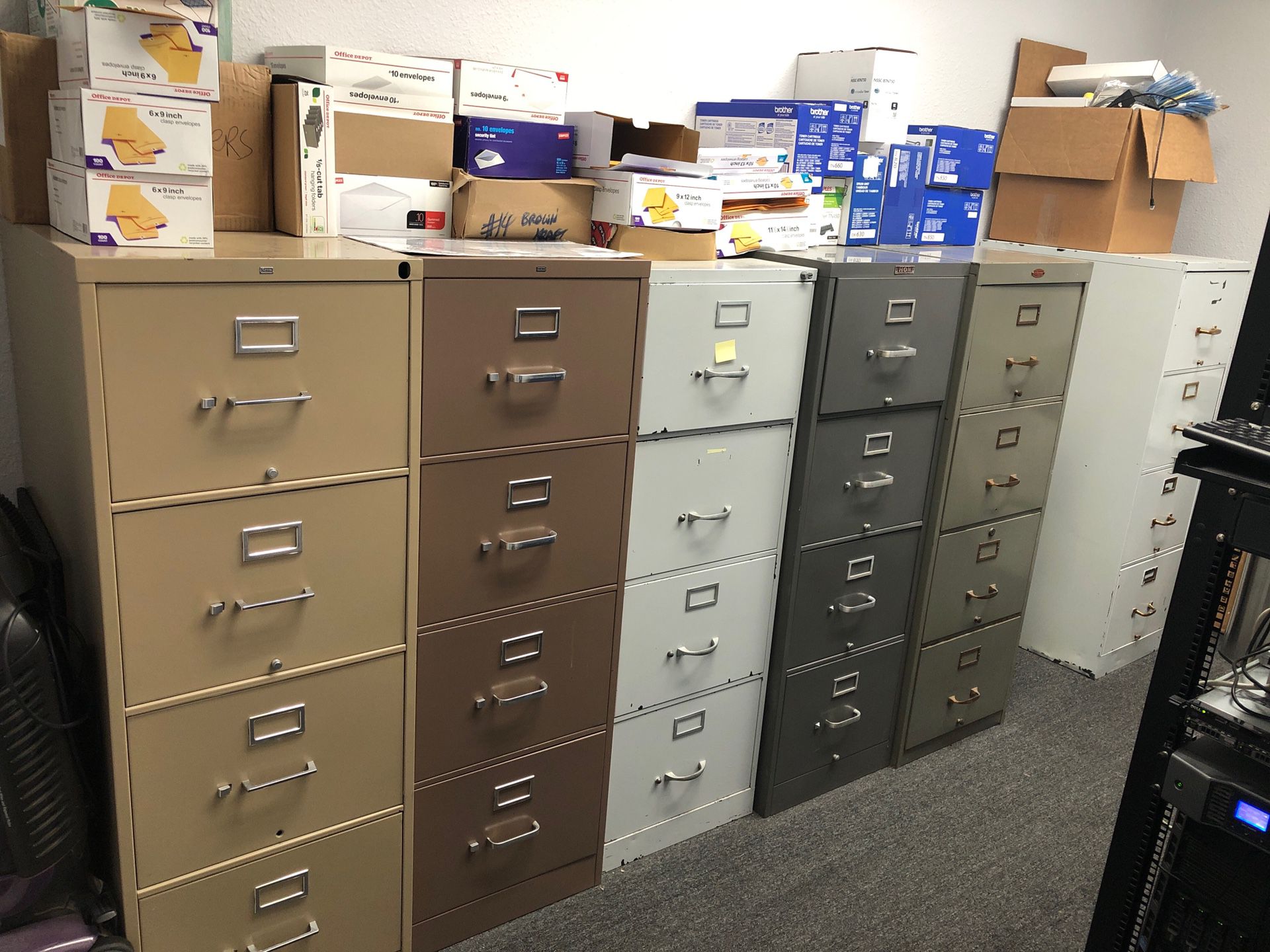 File cabinets metal