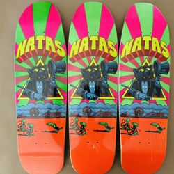 101 Natas Kaupas Panther Marc McKee Art Hand Screened Graphic Skateboard Deck