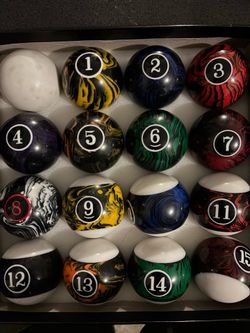 Pool table balls