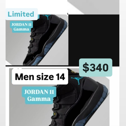 Jordan 11 Gamma Men Size 14