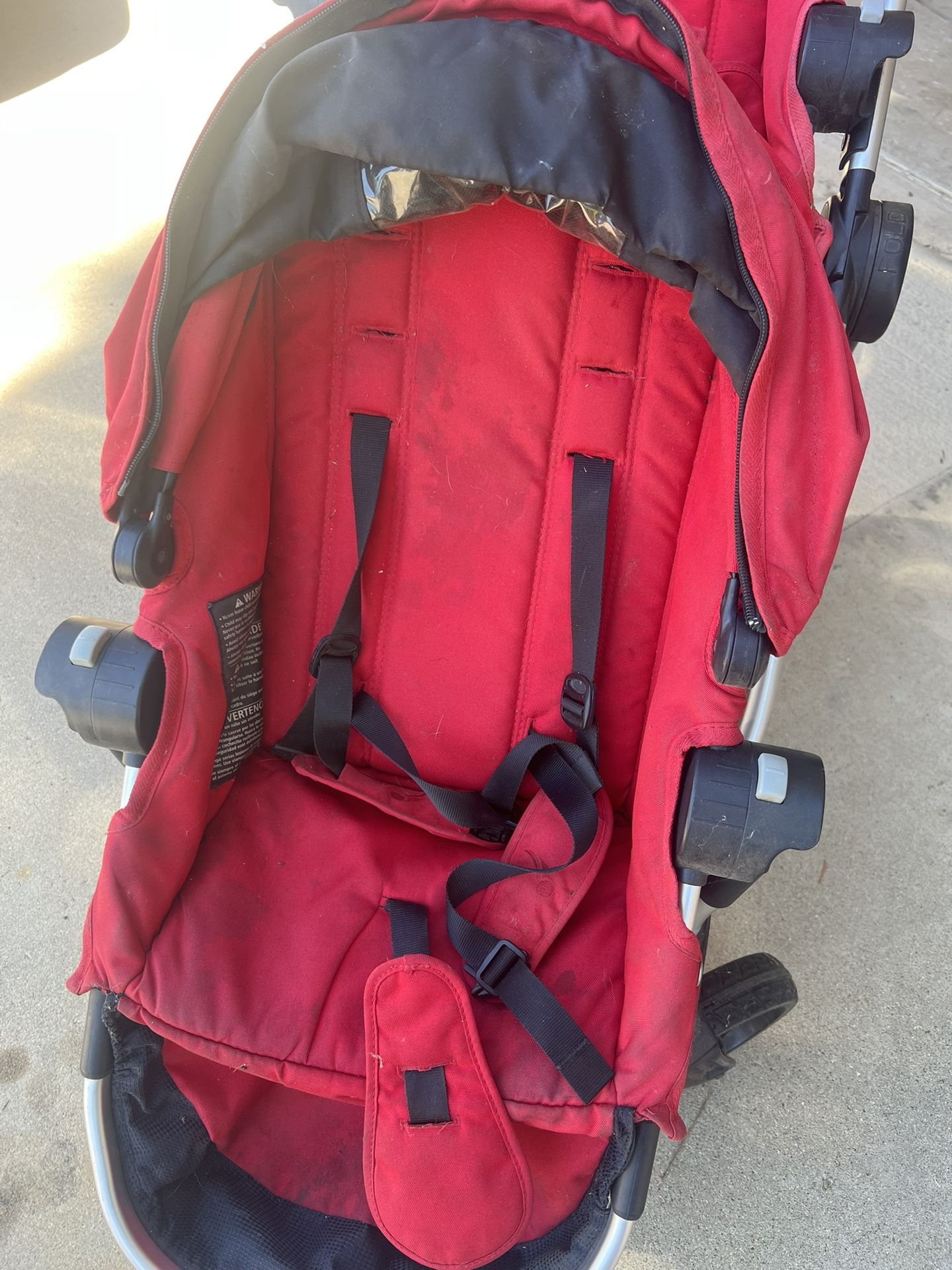 Baby Jogger City Select Double Stroller | Baby Stroller with 16 Ways to Ride, Included Second Seat | Quick Fold Stroller