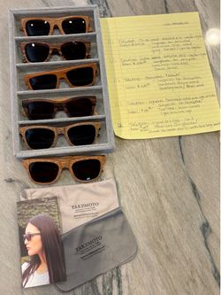 Takemoto - handmade wood sunglasses